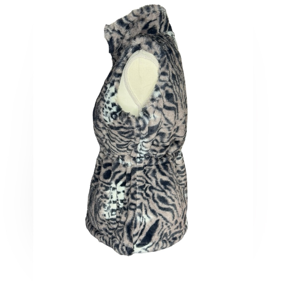 Keren Hart Leopard NWT Reversible Puffer Vest - Picture 3 of 8